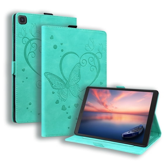 For Samsung Galaxy Tab A 8.0 (2019) SM-T290 SM-T295 Love Butterfly Pattern Horizontal Flip Leather