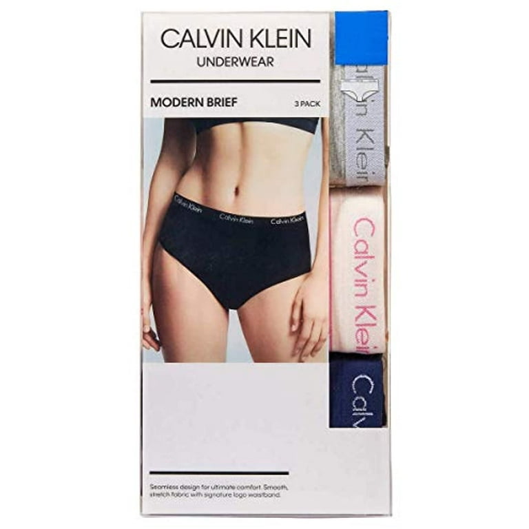 Calvin Klein Womens 3Pk High Waist Waist Shapewear, Black/White