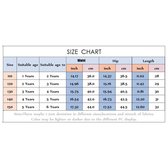GiLiling Toddler Kids Girls Elastic Waist Casual Shorts Cute Bunny Embroidery Lightweight A-line Summer Shorts for Little Girls Daily Wear (C, 3 Years)