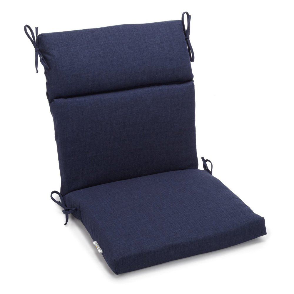 Blazing Needles 22 x 45 in. Outdoor High Back Patio Chair Cushion