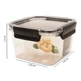 thumbnail image 3 of Contenedor Tritan Home Trends de Plástico Cuadrado 680 ml, 3 of 4