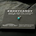 thumbnail image 7 of Body Candy 16G 316L Stainless Steel Blue Celebration Easter Egg Labret LipRing Tragus 8mm, 7 of 7