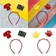 thumbnail image 1 of Diadema de aro para el pelo Baoblaze 2 uds diadema de fútbol para fiesta de fútbol Palma y Uniformes sombreros de cosplay, 1 of 8