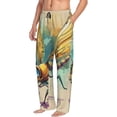 thumbnail image 6 of Sikiie Cartoon Dragonfly Art Pajama Pants Men, PJ Bottoms, Sleep & Lounge Pants-Small, 6 of 6