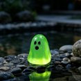thumbnail image 5 of 50pcs Lighted Mini Ghost Halloween Figurine, Glowing Little Ghost Trinket for Tabletop, Mantel, Shelf, Entryway and Party Display, Cute Seasonal Accent for Spooky Home Decoration, E, 5 of 6
