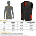 thumbnail image 6 of Heated Vest For Men Women,  Unisex Electric Heated Coat USB Rechargeable Washable Heated Jacket, Outdoor Fishing Hunting Waistcoat Hiking Vest, 6 of 9