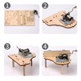 thumbnail image 2 of Xingzhi Piano en Bois 3D Fait Main Boîte à Manivelle Musique Sculptée Antique Collectionnable, 2 of 6