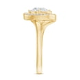 thumbnail image 3 of Lab Created 1 Carat Diamond Engagement Ring - EF-VS Quality - Ideal For Gift, 14K Yellow Gold, US 5.50, 3 of 8