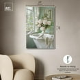 thumbnail image 5 of Spring Dove Bathroom Canvas Glam Bathroom Art by Art Remedy, Gallery Wrapped, 24" x 36", 5 of 7
