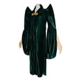 thumbnail image 1 of Disfraz del profesor Minerva McGonagall de Harry Potter, conjunto completo de capa, sombrero, fiesta universitaria de Hogwarts, Cos, 1 of 3