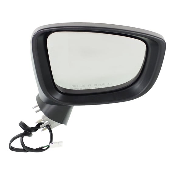 MIRROR Compatible with 2014-2016 Mazda 3 Sport Right Passenger Power Glass In-housing Signal Light Paintable