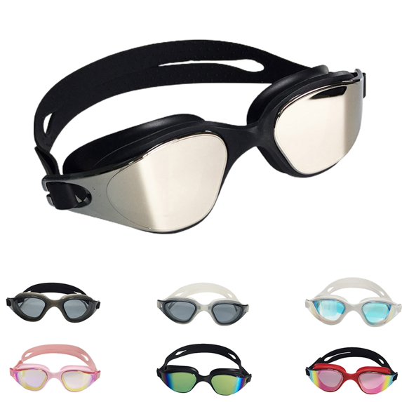 Happy Date Swim Goggles ,Professional Anti Fog No Leaking UV Protection Wide View Swim Goggles For Women Men Adult