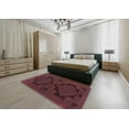 thumbnail image 4 of Ahgly Company Indoor Rectangle Traditional Maroon Purple Persian Area Rugs, 8' x 12', 4 of 6