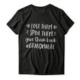 thumbnail image 2 of Women Casual Letters Printing Shirts Round Neck Short Sleeve Tee Tops Tunic Blouse Loose T Shirts Medium Short Short Sleeve T Shirt Soft Long Sleeve Tee Shirts for Women Womens Short Sleeve Loose, 2 of 3