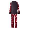 thumbnail image 4 of TSEXIEFOOFU Parent-Child Christmas Nightclothes, Long Sleeve Christmas Cartoon Elk Print Tops Trousers Suit for Kid Dad Mom / Romper, 4 of 9