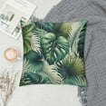 thumbnail image 2 of QZHH Tropical Palm Leaves Throw Pillow Cover Green Tropical Palm &amp; Fern Leaves Farmhouse Cushion Case for Sofa Couch, 2 of 5
