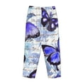 thumbnail image 5 of Daiia Butterflies Women's Sleep Pant with Pockets and Drawstring,Pajama Pants-Large, 5 of 9