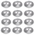 thumbnail image 1 of BRIGHTFUFU 12 piezas de baño creativo sal de sal de sal moldes de bolas semicirculares moldes de aleación de aluminio, 1 of 8