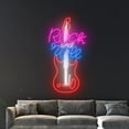 thumbnail image 4 of Handmadetneonsign Rock n Roll Guitar Neon Sign, Live Music Wall Art Decor, Guitar Store Wall Decor, 4 of 5