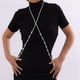 thumbnail image 1 of Sexy Beam Neck Diamond Necklace Jewelry Cobre Bead Mesh Body Chain Necklace--16 White K 1240 Sailing Electrónica, 1 of 6