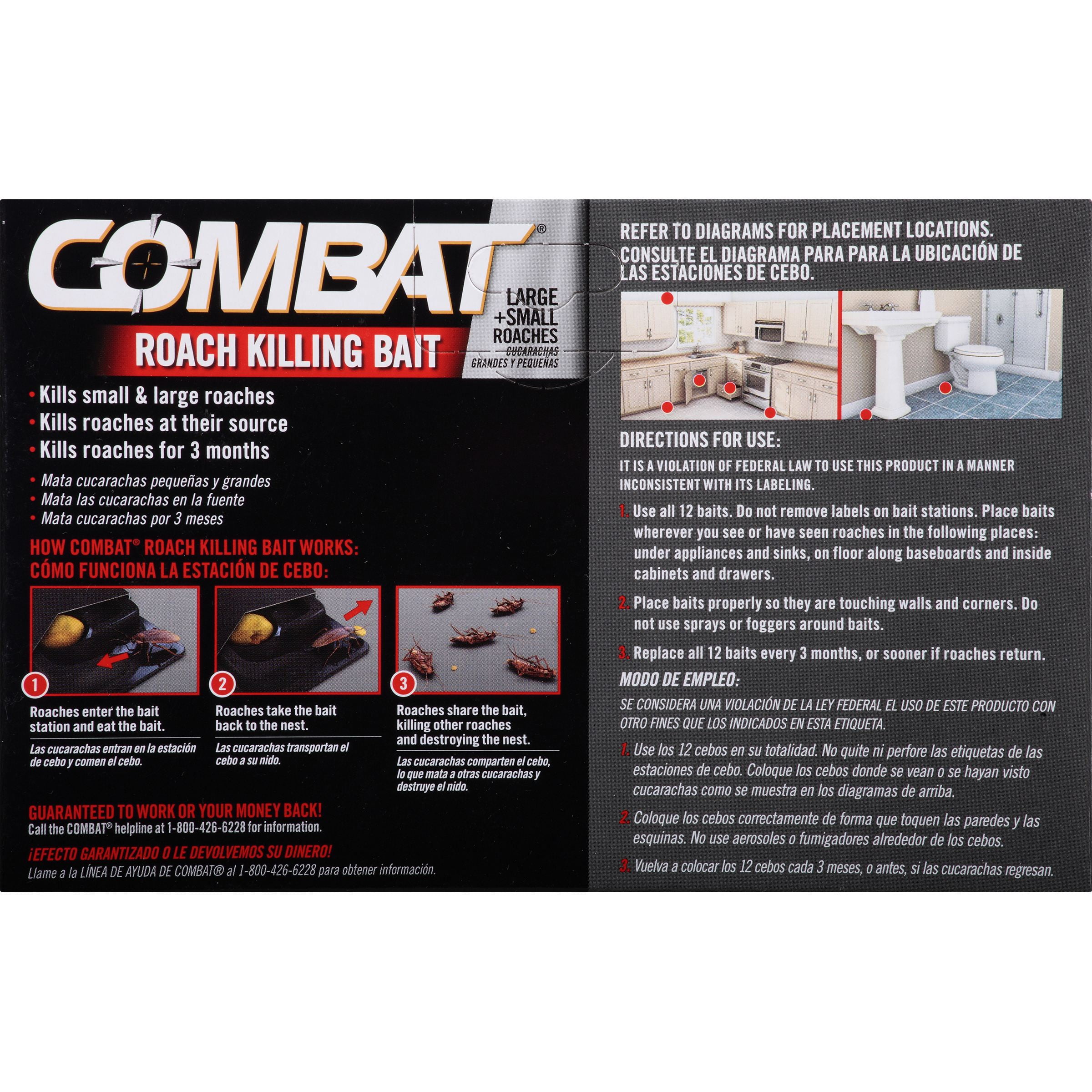 combat small large roaches roach killing bait stations 12 ct box flyers of how walmart is destroying us