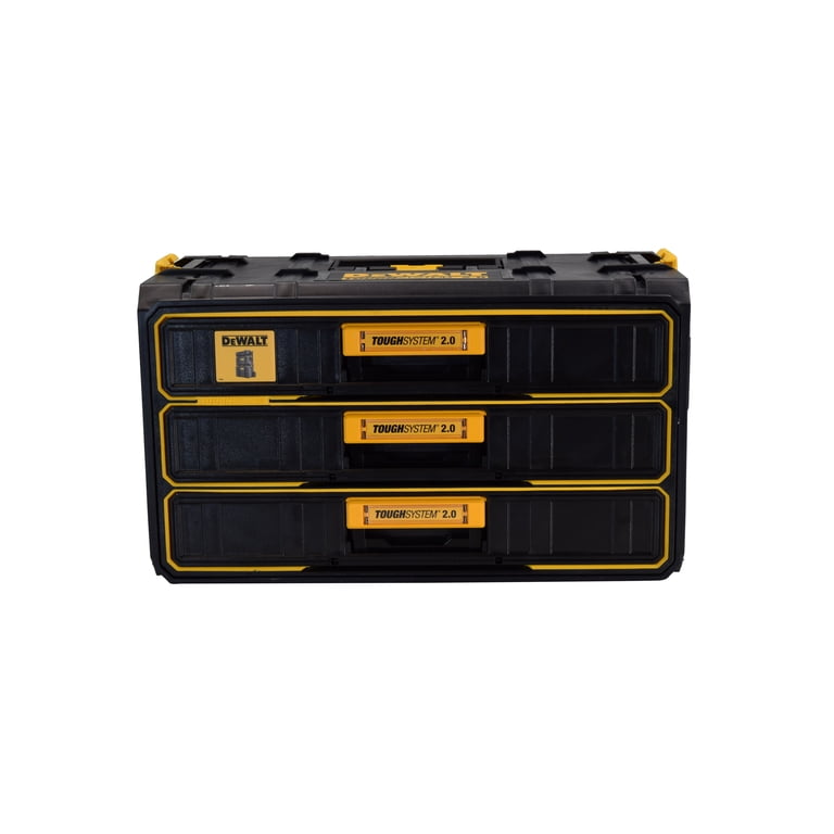 DeWalt DWST08330 Tough System 2.0 Three-Drawer Tool Box Storage