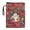 Santa with Gift Boxes and Poinsettias, variant on HELLHERO Dogs and Bone Pattern 1 pc Books Sleeve with Waterproof Carrying Book Case Book Organzier Holder with Zipper for Fater Book Organzoer Holder