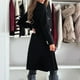 thumbnail image 5 of Abrigo informal de manga larga sin capucha y chaquetas para otoño e invierno para mujer, abrigo informal de manga larga con cuello de traje, cárdigan liso con botones, abrigo cortavientos para mujer., 5 of 9
