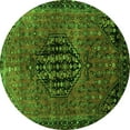 thumbnail image 1 of Ahgly Company Indoor Round Persian Green Traditional Area Rugs, 6' Round, 1 of 1
