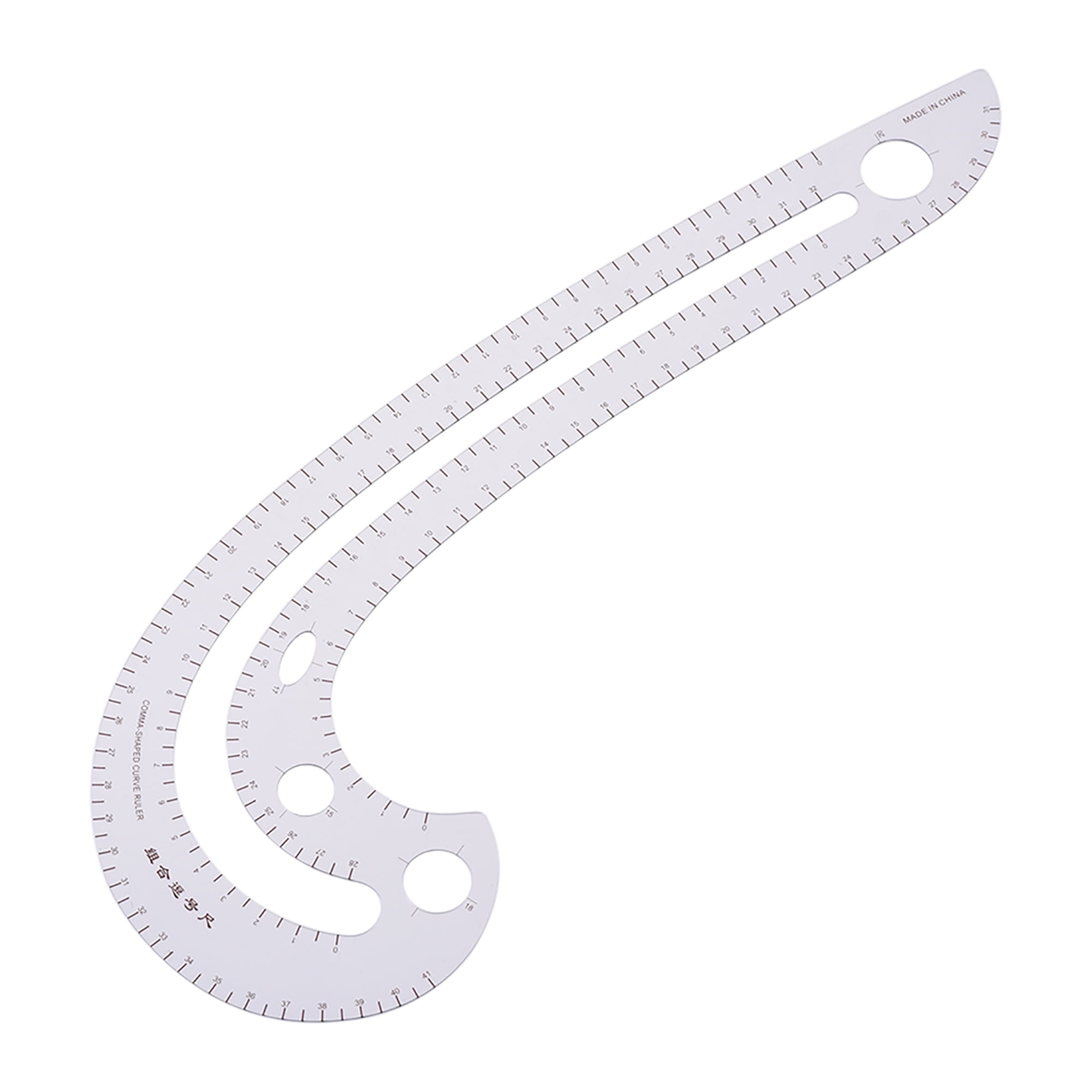 unique bargains plastic 20 5 french curve ruler educational students stationery measuring tool pink walmart com