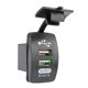 thumbnail image 1 of Speravity de coche Universal de 5V 3.1A, puertos USB duales a prueba de agua, adaptador automático, de teléfono a prueba de Bombillas para automóviles Verde, 1 of 6
