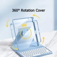 thumbnail image 3 of 360° Rotating Keyboard Case with Touchpad for iPad 10.2/10.5 9/8/7 Gen (Pink), 3 of 6