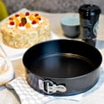 thumbnail image 2 of Moldes de hornear con recubrimiento antideslizante Moldes de hornear con hebilla inferior removible Bandejas de torta de acero al carbono DIY HOGO COCINA DE COCINA DE QUESO PANTENIDOS 4 PIEZAS Inevent HA010034-00B, 2 of 6
