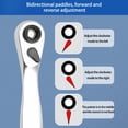 thumbnail image 6 of 22 In 1 Portable Ratchet Wrench Right Angle Screwdriver Tool With Individually Stored Steel Bits And Ergonomic Handle, 6 of 8