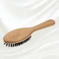 thumbnail image 6 of Legno Alder Wood Pneumatic Hair Brush with Boar Bristles and Nylon Pins, 6 of 10