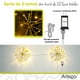 thumbnail image 4 of Luces serie 112 led star burst Artego con 2 ramos de 40cm de diámetro unidos de 56 leds ALPHA Decoración Navidad eventos bodas LED christmas string lights waterproof 8 modos uso temporizador, 4 of 7
