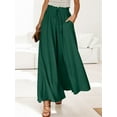 thumbnail image 3 of Weardear Wide Leg Pants for Women Casual Elastic High Waist Pants with Pockets, 3 of 5