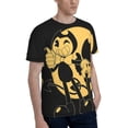 thumbnail image 3 of Unisex Bendy And The Ink Machine 3d Graphic Print Shirts For Mens Womens Casual Short Sleeve Tee Shirts Top, 3 of 6