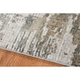 thumbnail image 6 of Carved Abstract Ivory Gray Abstract Area Rug 4'11"x7'6", 6 of 7
