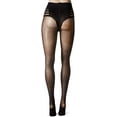 thumbnail image 4 of Maidenform Sexy Shaping Tummy Flattener Hosiery Black L Women's, 4 of 5