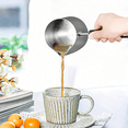 thumbnail image 3 of 2X Stainless Steel and Coffee Warmer, Coffee Pot,Mini Melting Pot and Milk Pot with Spout -(600Ml), 3 of 8