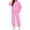 Pink, variant on 2 Piece Sweatsuits Hoodie and Sweatpant Sets for Women Casual Lounge Jogging Pants Outfits Fashion Tracksuits (XL, Pink)