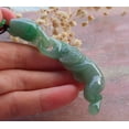 thumbnail image 6 of Certified Green Burma 100% Natural A Jade jadeite Pendant Monkey Peach Coin W Ring 658878 TN, 6 of 15