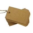 thumbnail image 3 of 500 PCS Rectangle Shape Blank Gift Tags Wedding Favor Kraft Paper Hang Tag with Free Natural Jute Twine, 3 of 4