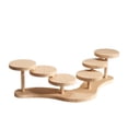 thumbnail image 2 of Soporte de madera de varios niveles para exhibición de joyas, hecho a mano, decorativo Doble cara, 2 of 9