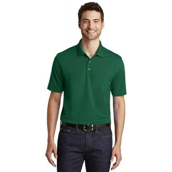 Port Authority 1237023 Dry Zone UV Micro-Mesh Polo Shirt, Deep Forest Green - 4XL