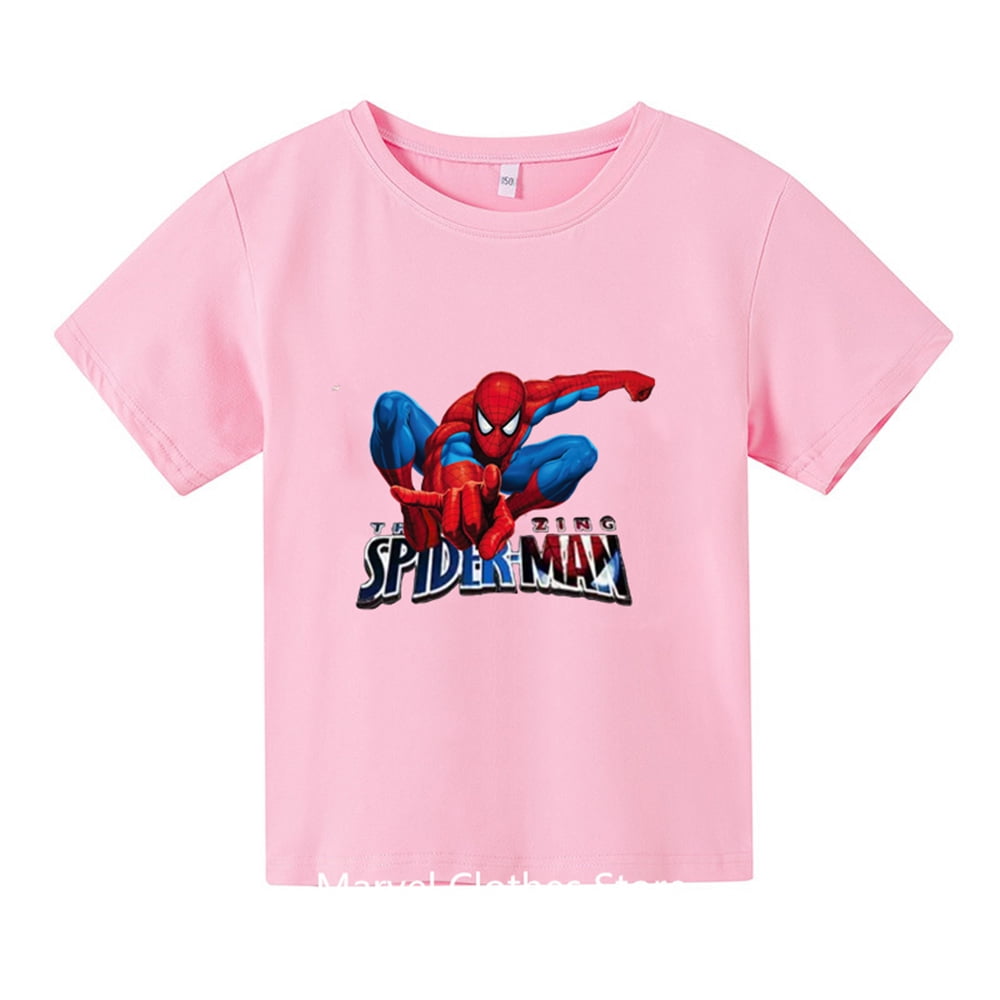 Spiderman T-Shirt Coréen Vêtements pour Enfants T-Shirt Garçon