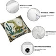 thumbnail image 4 of Nawypu Dinosaur Pillow Cases Dinosaur Room Decor for Boys Room Dino Dinosaur Pillow Covers for Nursery Toddler Boy Room Bedroom Playroom, 2pcs White, 4 of 6