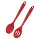 thumbnail image 1 of Uxcell 2-Pack Cucharas de Silicona para Cocinar, 10.6" Cucharas de Servicio Ranuradas y Sólidas Antiadherentes, Utensilios Resistentes al Calor para Cocina/Cocción/Horneado/Herramientas de Mezcla, 1 of 1