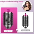 thumbnail image 2 of Large Round Volumizing Brush for Accessories Bigger Round Brush Volumizer Attachment Tool, Rose, 2 of 5